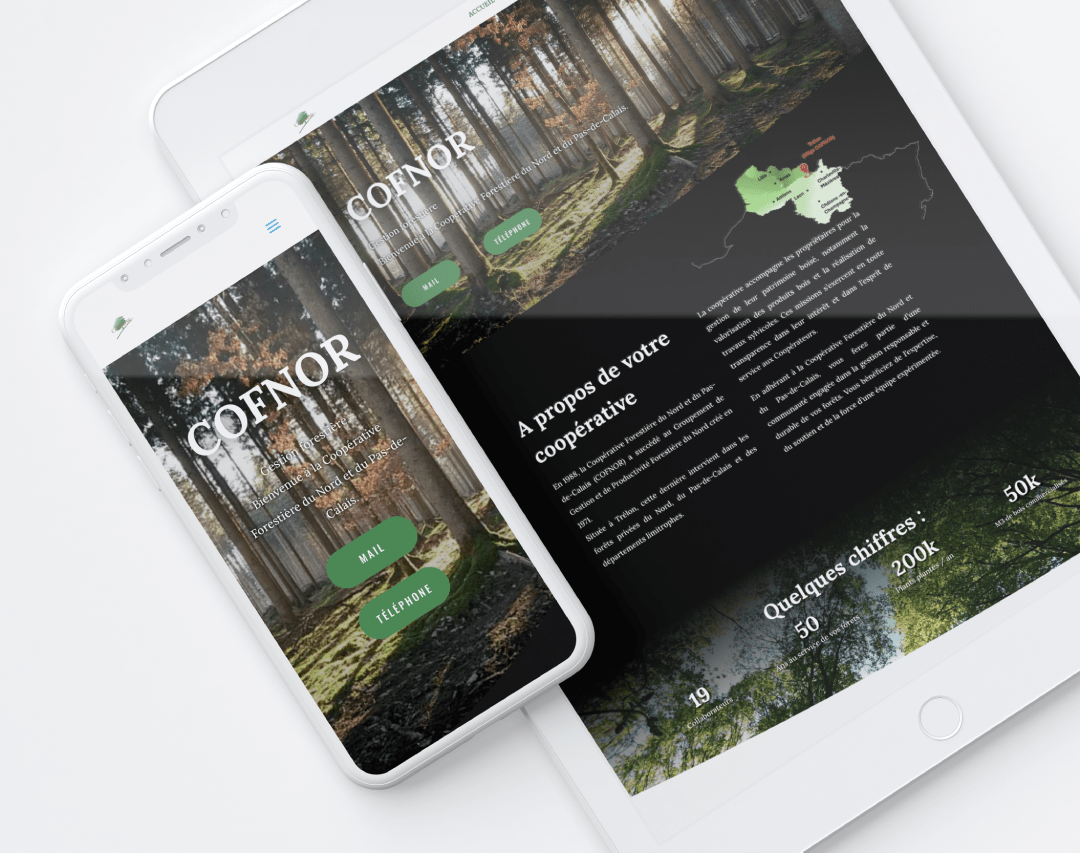 Client : Coopérative Forestière du Nord